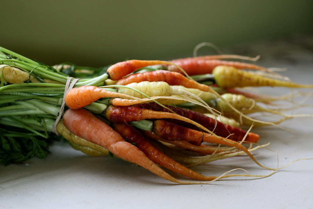 Carrots from garden